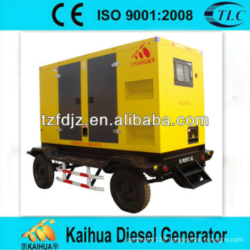 Hot sale!! 375kva Wudong silent mobile type generator sets